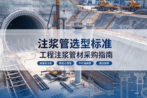 长阳注浆管选型标准